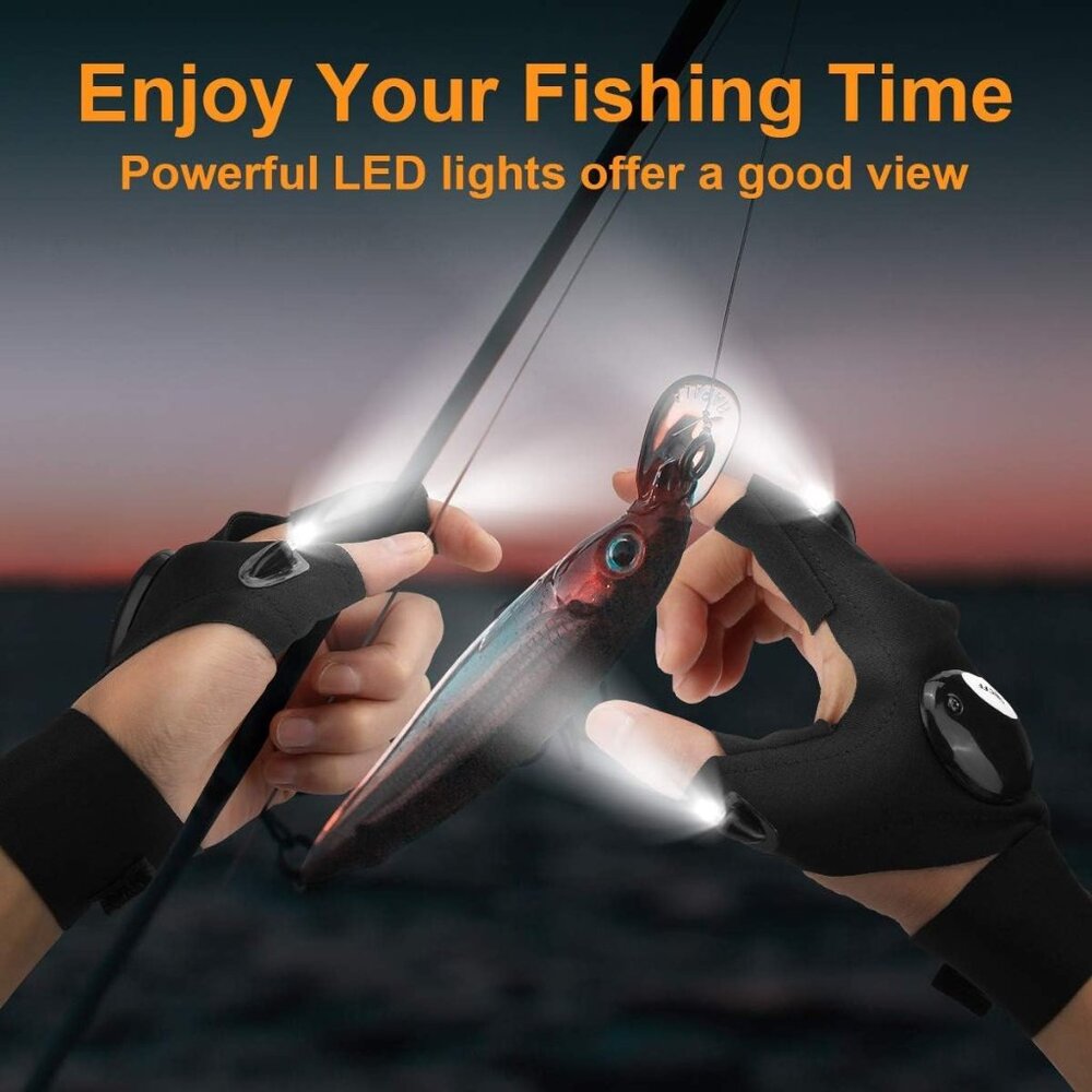 Led Flashlight Gloves, Christmas Stocking Stuffer… - image 3